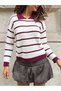 Thessaloniki Knitted Polo Neck Oversize Zr Model Women's Knitwear Sweater - 2