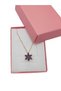 Women's Lotus Flower Steel Chain Amethyst Necklace - Gold Rose Color (with Surprise Gift) - 4