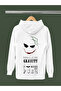 Joker Quotes Printed Cotton Long Sleeve Ribbed 3-Ply Hooded Sweatshirt