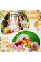 4 Pieces Bamboo Food Serving Tent Basket Hand Woven Outdoor Food Covers with Gauze Dustproof Bread B - 6