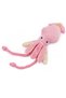 Pink Squid Puppy Pet Dog Chew For Lovely Pink Teeth Cleaning Pet Toys Octopus Plush Toys Supplies BB - 8