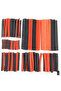 127PCS Black Red Heat Shrink Tubing 2:1 Assortment Polyolefin Tube Car Cable Sleeving Wrap Wire Kit - 3
