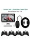 محول استقبال USB أسود لجهاز إرسال لوحة الألعاب اللاسلكية Xbox 360 يدعم أجهزة الكمبيوتر Win7/8/10 لأجهزة Micros - 2