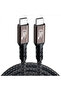 240W-1M USB4 Cable Thunderbolt 3/4 40Gbps USB C 4K Video Cable PD240W Fast Charger For M1 Macbook Pr - 8