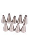 9PCS Little Small Star tip petals Nozzle pastry Metal CupCake Cream Decoration Tip Stainless Ste... - 2