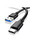 كابل USB Type C بطول 1 متر، كابل USB 3.0 إلى USB C للشحن السريع، كابل نقل البيانات، كابل القرص الصلب SSD، USB 3.2 10 - 7