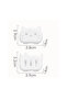 4Pcs mix color 4/8Pcs Cat Toothbrush Cover Travel Toothbrush Case Cute Kitty Toothbrush Head Protect - 3