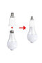 PwwQmm E14 to E27 Lamp Holder Converter Fireproof Socket Base Converters 220V Light Bulb Adapter ... - 2