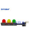 10PCS Mini 5mm LED DC 5V Traffic Light LED Display Module Board for Arduino Mini-Traffic Light fo... - 2