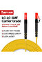 5M AMPCOM LC to LC UPC Fiber Optical Patch Cable Singlemode Simplex SMF 9/125μm Single Mode Bend Ins