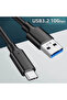 كابل USB Type C بطول 1 متر، كابل USB 3.0 إلى USB C للشحن السريع، كابل نقل البيانات، كابل القرص الصلب SSD، USB 3.2 10 - 4