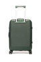 3-Piece Polypropylene Luggage Set | 20”, 24”, 28” Lightweight Suitcases - Dark Green - 5