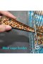 1pcs Bird Cage Stainless Steel Feeder Feeding Supply Parrot Pigeon Bird Accessory Bird Feed Cont...