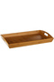 5Five rectangular bamboo serving tray, 44x29 cm, brown