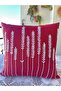 Panch Punch Handmade Cushion Cover Wheat Model 100% Handmade 43X43 cm Borda Color