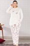 Plus Size Oversized Long Sleeve Pajama Set B09-161 - 2