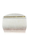Curved Suede Fabric Cream Color 20/24 cm Footed Hooked Bracelet Display Stand - 2