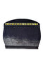 Curved Suede Fabric Black Color 20/24 cm Footed Hooked Bracelet Display Stand - 2