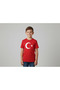 Children's Girl-Boy Moon Star Turkish Flag Short Sleeve T-Shirt - 8