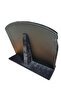 Curved Suede Fabric Black Color 20/24 cm Footed Hooked Bracelet Display Stand - 3