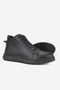 Women's Black Genuine Natural Leather Short Flat Heel Boots & Booties - 2