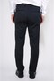Lightly Textured Self-Tie Navy Blue Jogger Single Pants - 3