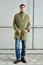Thick Knitted Oversize Green Cardigan