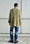 Thick Knitted Oversize Green Cardigan - 2