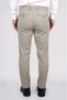 Lightly Textured Self-Tie Beige Jogger Single Pants - 5