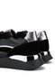 Women's Genuine Leather Black Sneakers & Sports Shoes - 5