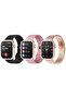 Haino Teko G 19 Mini Smart watch with 3 set strap and wireless charger for Ladies