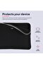 Primo Soft 13.3 Inch Laptop Sleeve, Neoprene Material, Shock Absorption, With Zipper, Black - 2