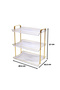 3-Tier Golden Modern Serving Tray Stand, Elegant Dessert Display Rack for Home, Kitchen & Decoration - 5