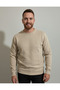 Erkek Basic Bisiklet Yaka Pamuklu Sweatshirt - 3