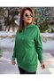 Glitter Hooded Knitwear Green - 3