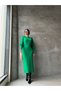 Back Detailed Knitwear Dress Green