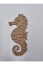 15 Pieces Cute Sea Horse Wooden Painting School DIY Activity Art 15 cm X 7 cm