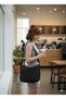 Black Street Style Canvas Messenger Bag, Tote Bag, Pinterest Bag, Book Bag, Y2K Bag - 2