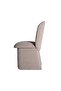 Alhamra Beige Dining Chair - Solid Wood & Fabric Upholstery, 1-Seater, Elegant Design - 53x56x92cm - 3