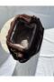 Women's Plush Scholarship Hand and Shoulder Bag - 4