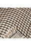 Soft Waffle Sofa Throw - Ecru / Black - 120X170 cm - 4