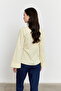 Side-Tie Poplin Shirt Yellow - 4