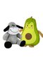 Plush Donkey + Avocado Pillow Set of 2 |   Soft Plush Toy and Sleeping Companion |   Gift Set