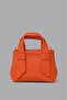 Women's Double Handle Crossbody Bag Orange
