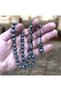Special Craftsmanship Amethyst Natural Stone and Silver Inlaid Kuka Prayer Beads