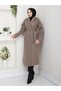 High Quality Reglan Sleeve Double Breasted Stylish Design Long Lining with Belt Luxury Cashmere Coat - 4
