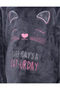 Grey Fleece Pajama Set - 5