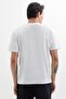 Unisex Regular Fit Comfortable Cut 100% Cotton Crew Neck White T-Shirt - 7