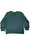 Organic Cotton London Printed Winter Boys' Sweatshirt Green - 4