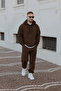 Men's 3-Ply Sharded Hooded Sweatshirt Tracksuit Set - 2